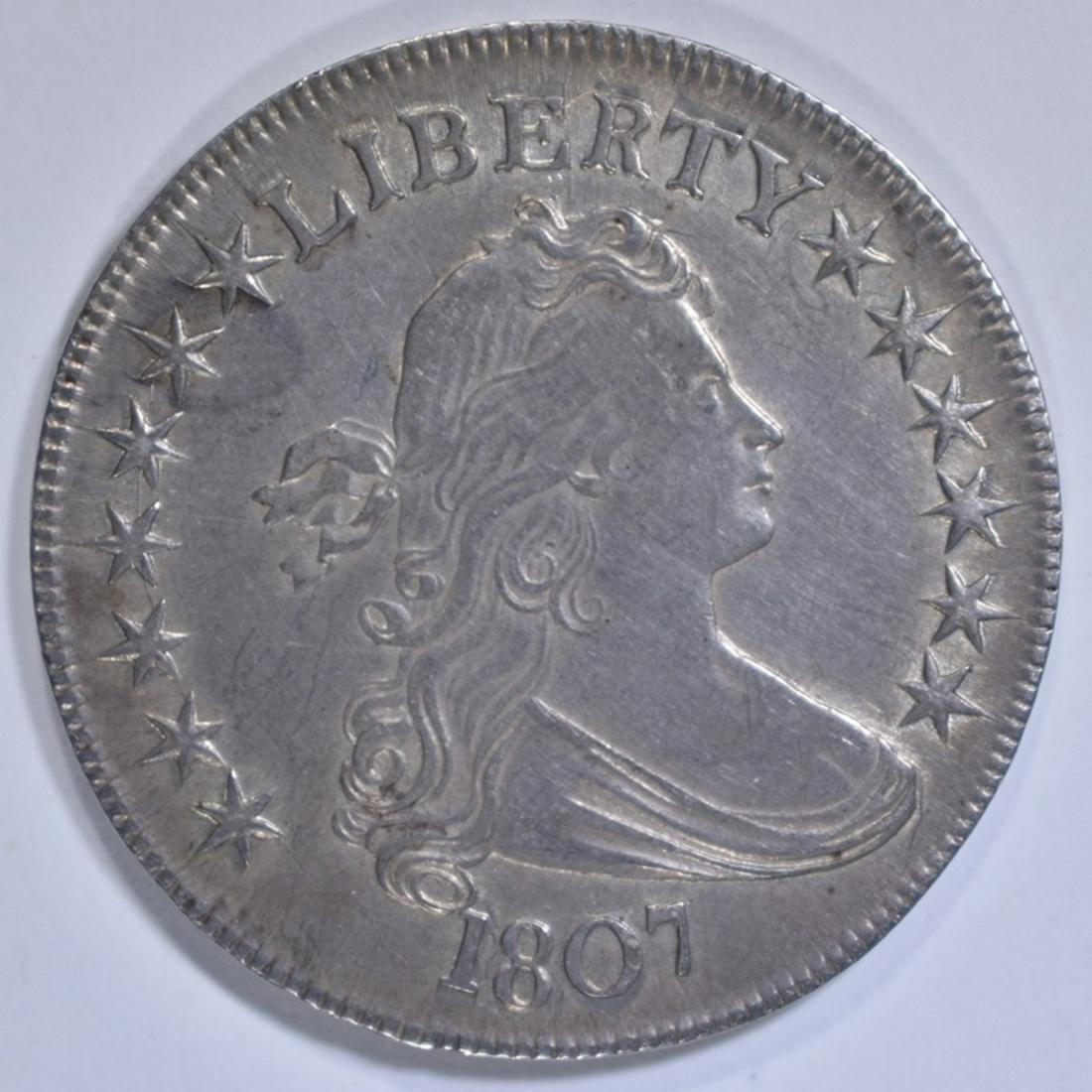 1807 BUST HALF DOLLAR  AU (1 of 2)