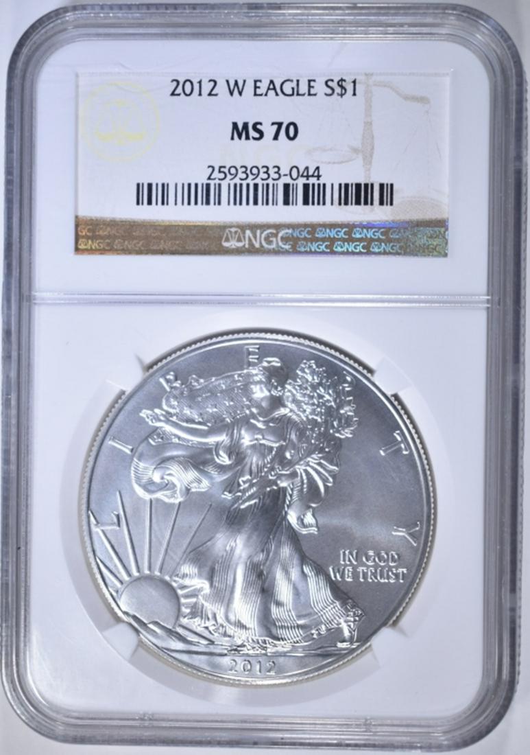 2012-W AMERICAN SILVER EAGLE  NGC MS-70 (1 of 4)