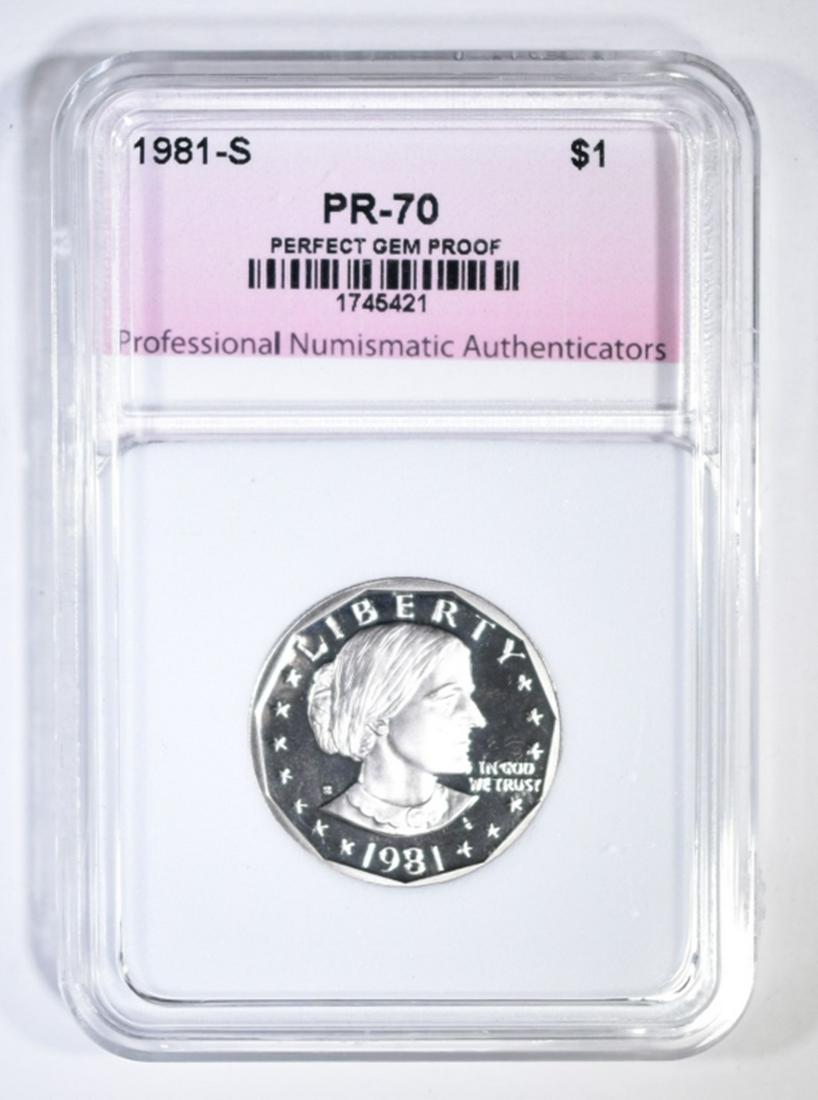 1981-S TYPE-2 SBA DOLLAR PNA PERFECT GEM PROOF (1 of 4)