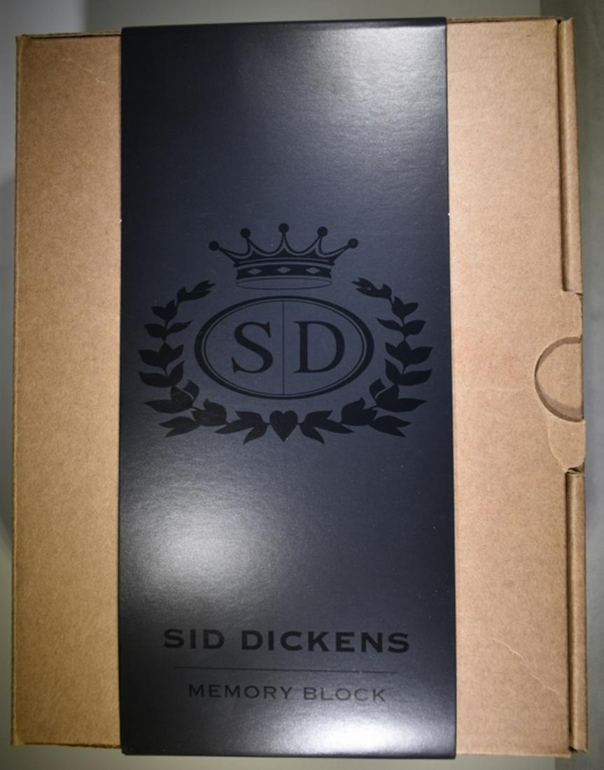 SID DICKENS T-428 MYRIAD MEMORY BLOCK RETIRED: SID DICKENS HAND MADE TILE WITH BOX & SLEEVE ESTIMATE $225 - $250.
