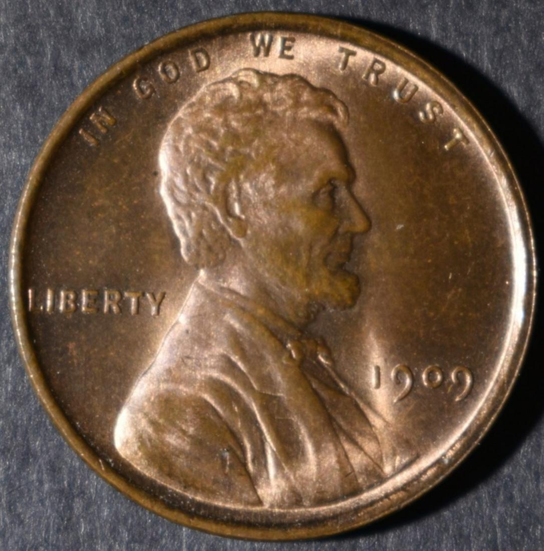 1909 VDB LINCOLN CENT  GEM BU (1 of 2)