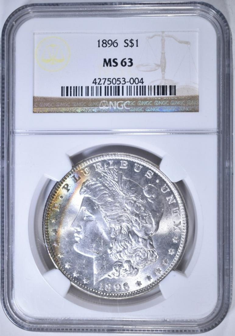 1896 MORGAN DOLLAR  NGC MS-63 (1 of 4)