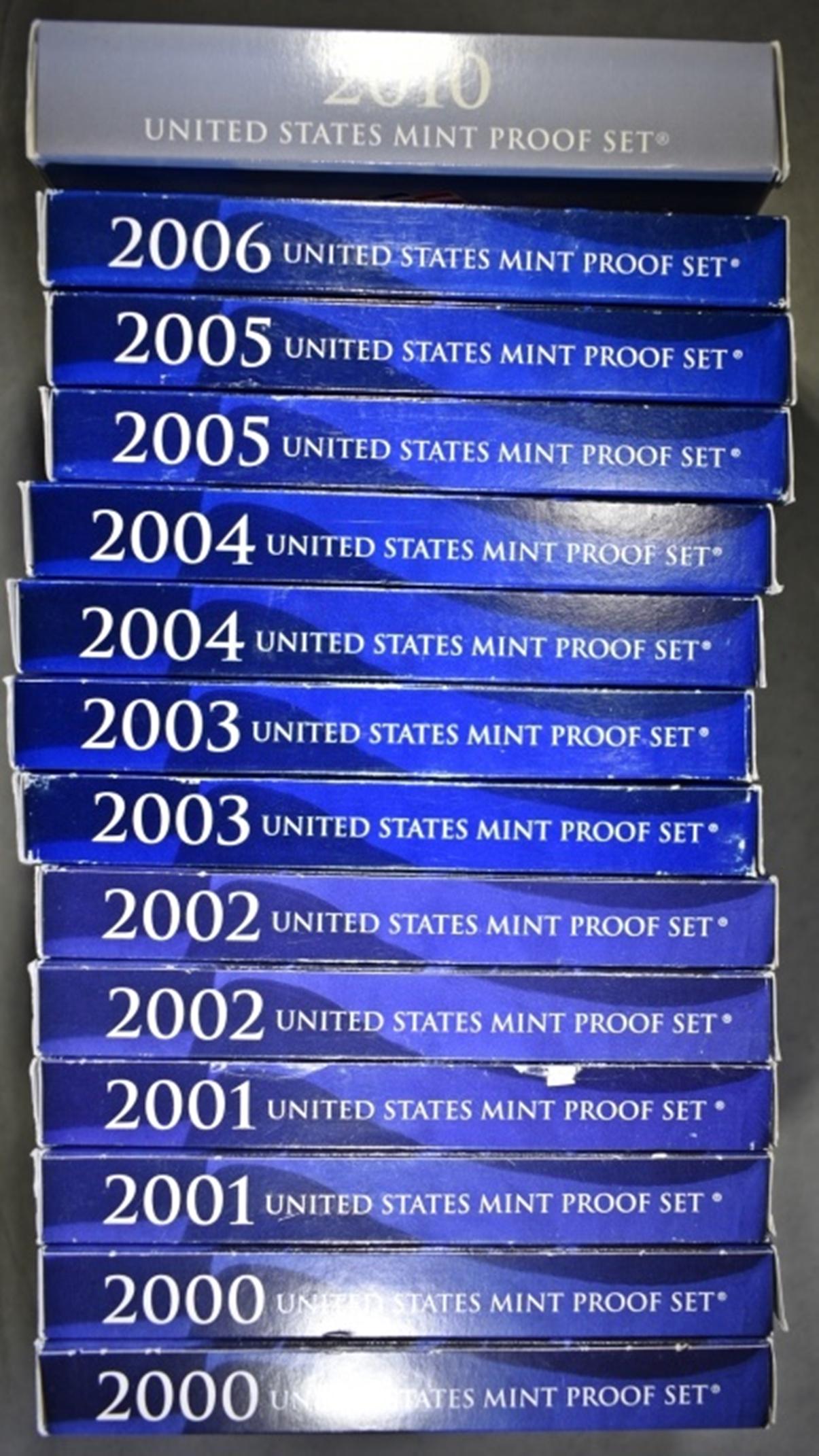 U.S. PROOF SETS FROM THE 2000'S (1 of 7)