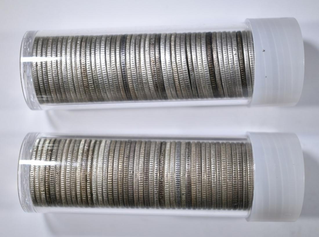 100-CIRC 90% SILVER U.S. DIMES (1 of 2)