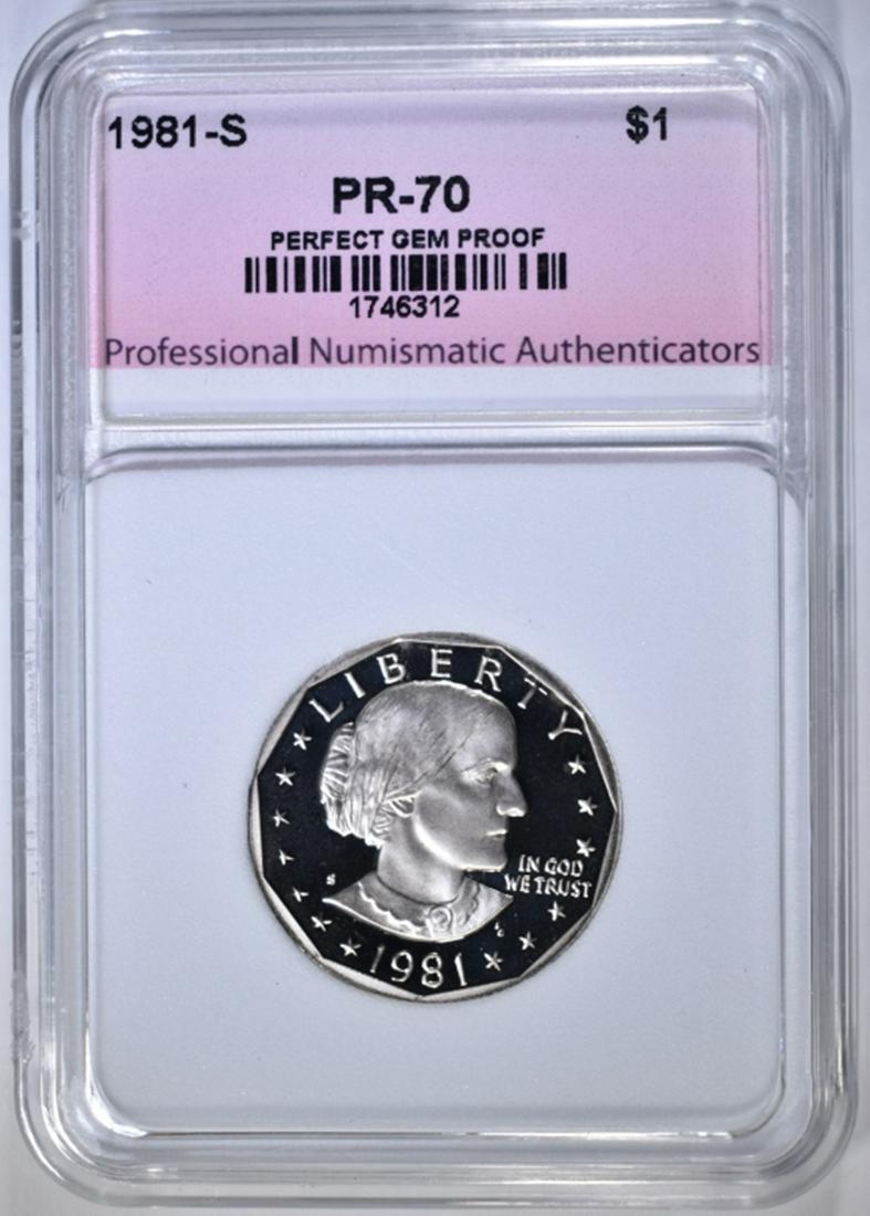 1981-S TYPE-2 SBA DOLLAR PNA PERFECT GEM PROOF (1 of 4)