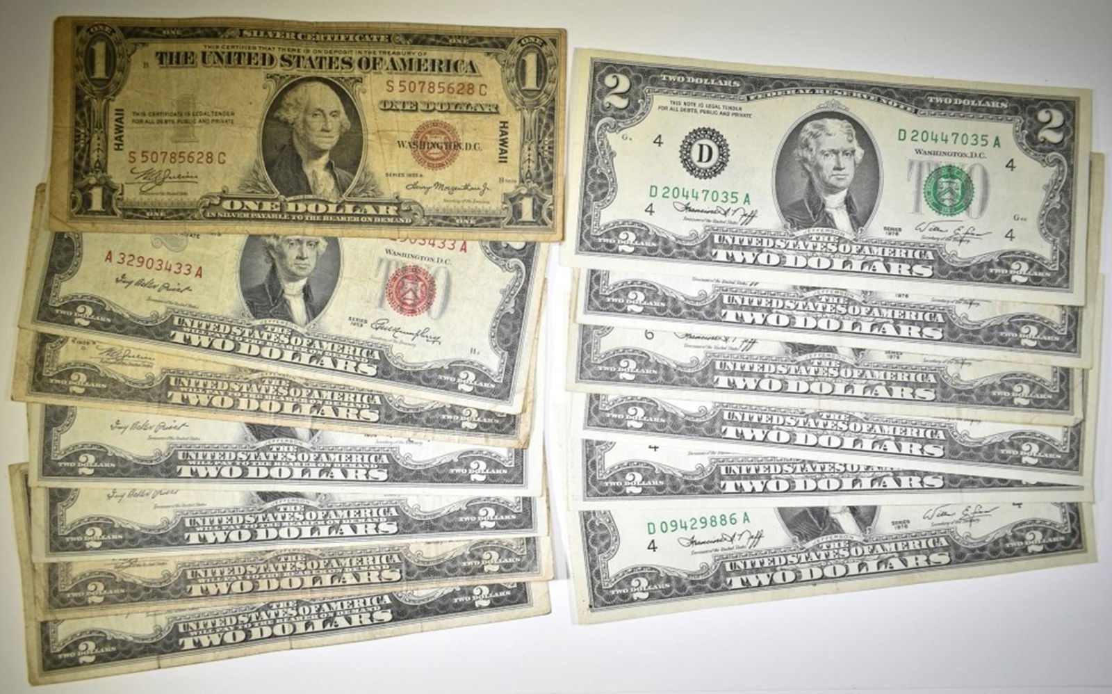 U.S. CURRENCY LOT; (1 of 3)