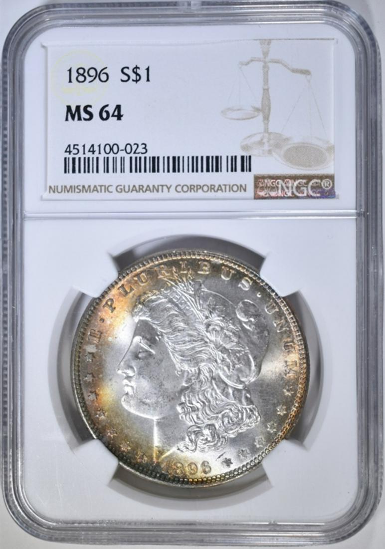 1896 MORGAN DOLLAR  NGC MS-64 (1 of 4)