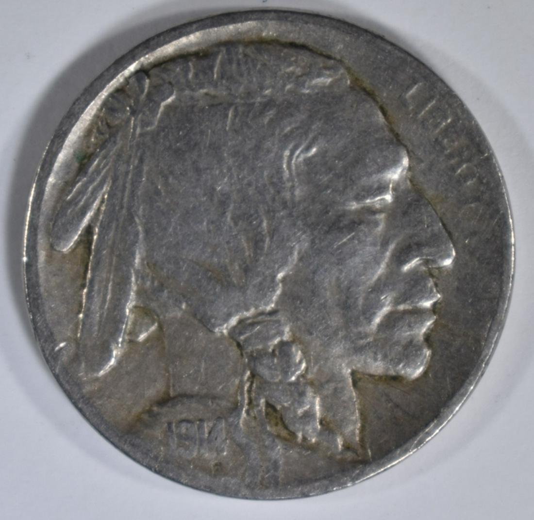 1914-D BUFFALO NICKEL FINE (1 of 2)
