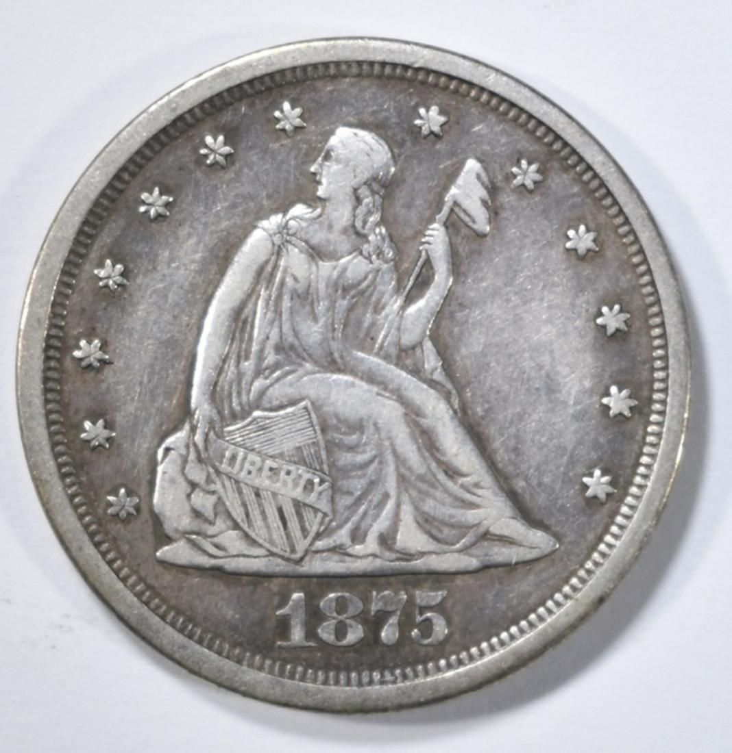 1875-S 20 CENT PIECE XF (1 of 2)