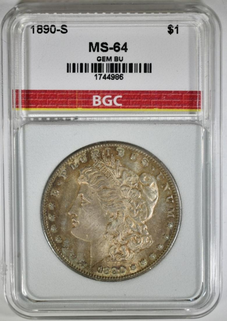 1890-S MORGAN DOLLAR BGC CH/GEM BU (1 of 4)