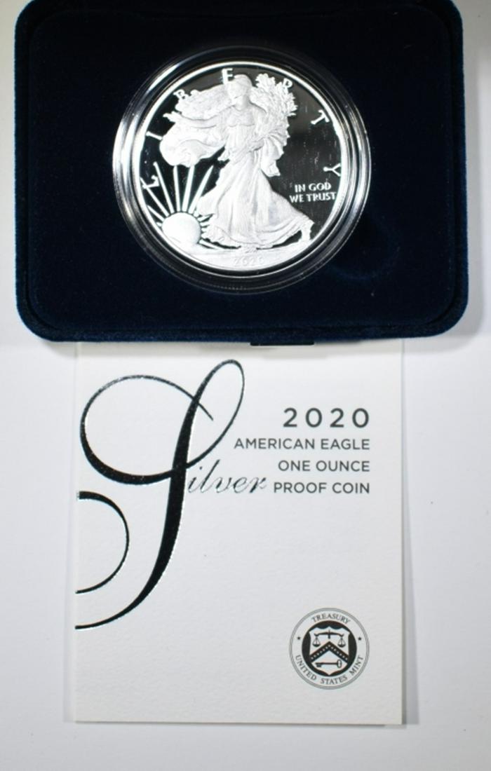 2020 PROOF AMERICAN SILVER EAGLE ORIG BOX/COA (1 of 1)