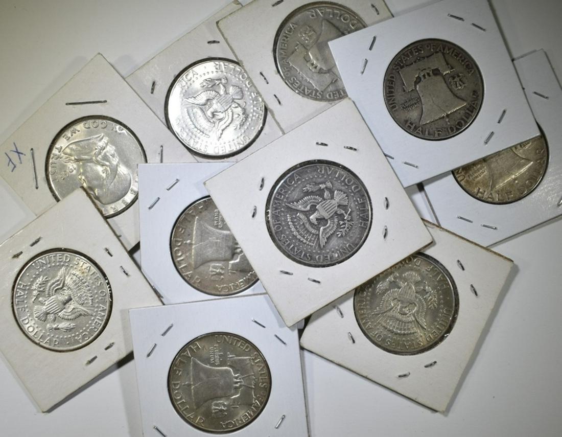 $5 FACE VALUE 90% SILVER HALVES (1 of 1)