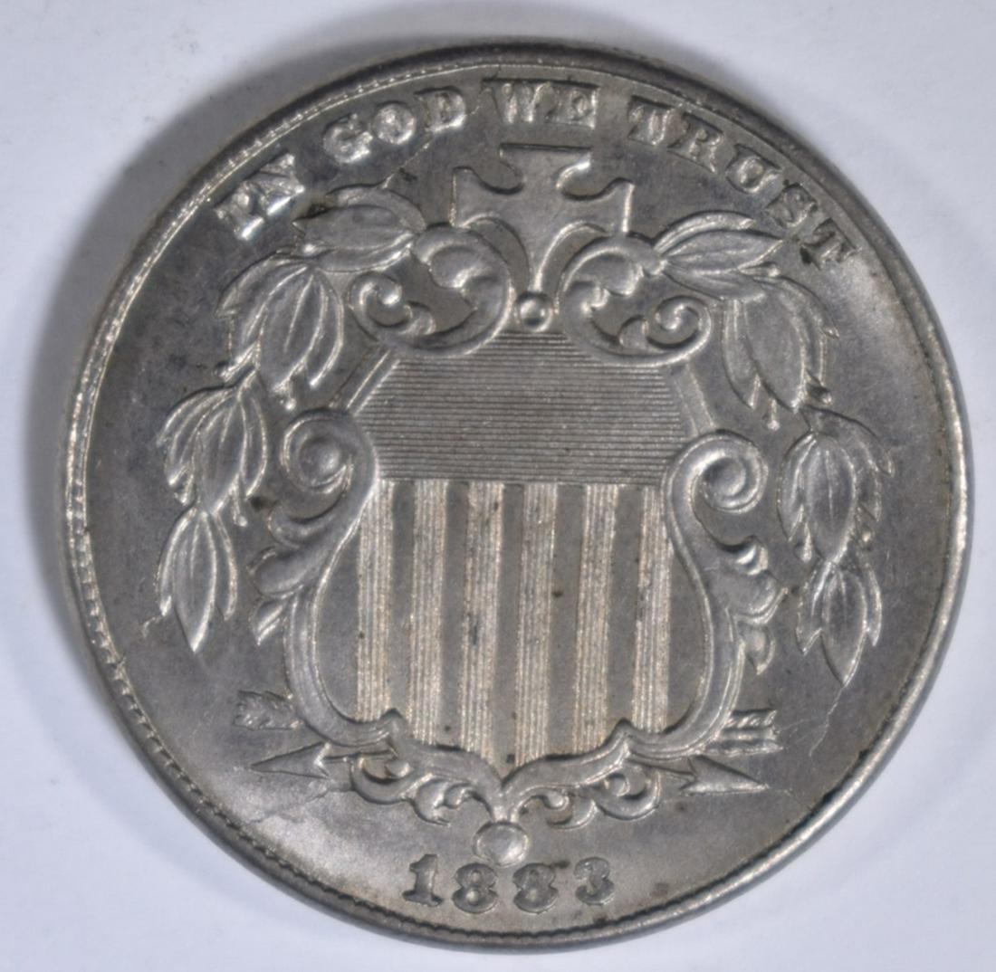 1883 SHIELD NICKEL  CH BU (1 of 2)