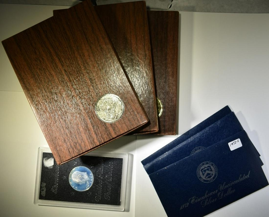 SILVER EISENHOWER DOLLAR LOT: (1 of 4)