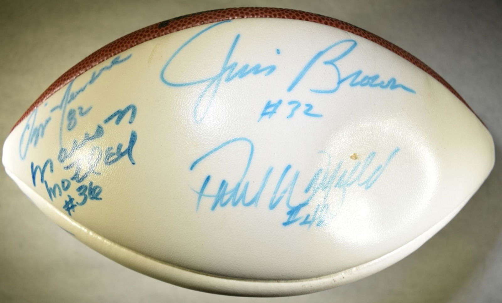 CLEVELAND BROWNS H.O.F AUTOGRAPHED FOOTBALL (1 of 4)