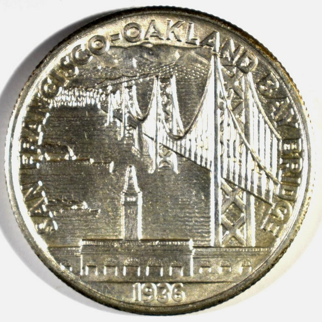 1936-S BAY BRIDGE COMMEM HALF DOLLAR CH BU (1 of 2)