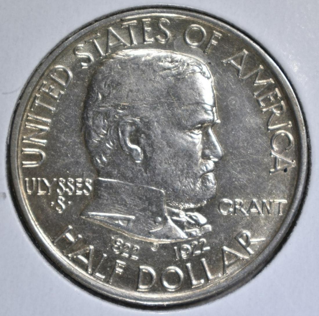 1922 GRANT COMMEM HALF DOLLAR  BU (1 of 2)