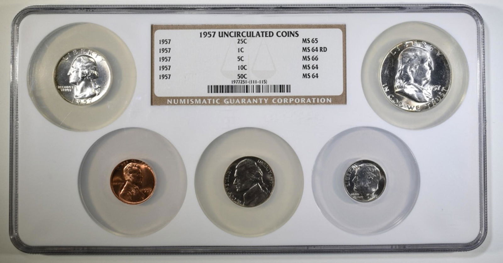 1957 MINT SET NGC GRADED (1 of 2)