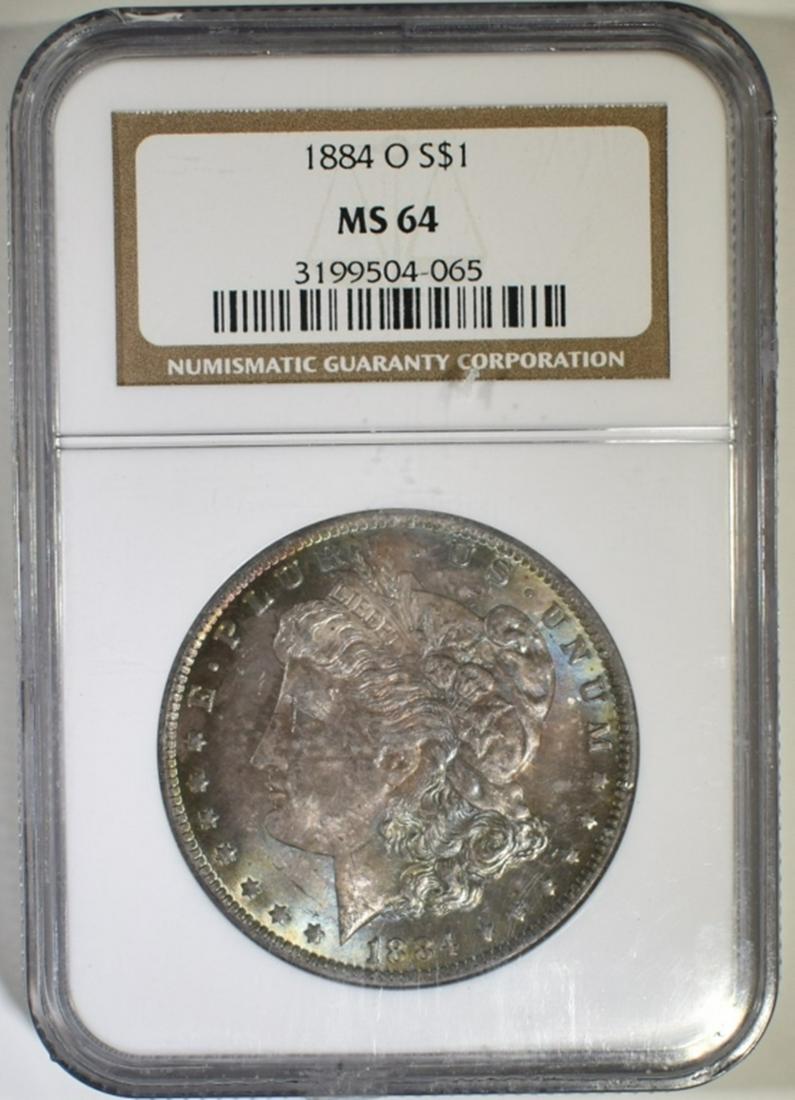 1884-O MORGAN DOLLAR  NGC MS-64 (1 of 4)