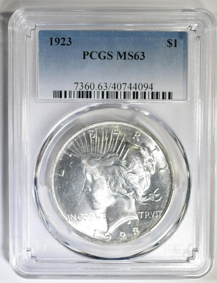 1923 PEACE DOLLAR PCGS MS-63 (1 of 4)