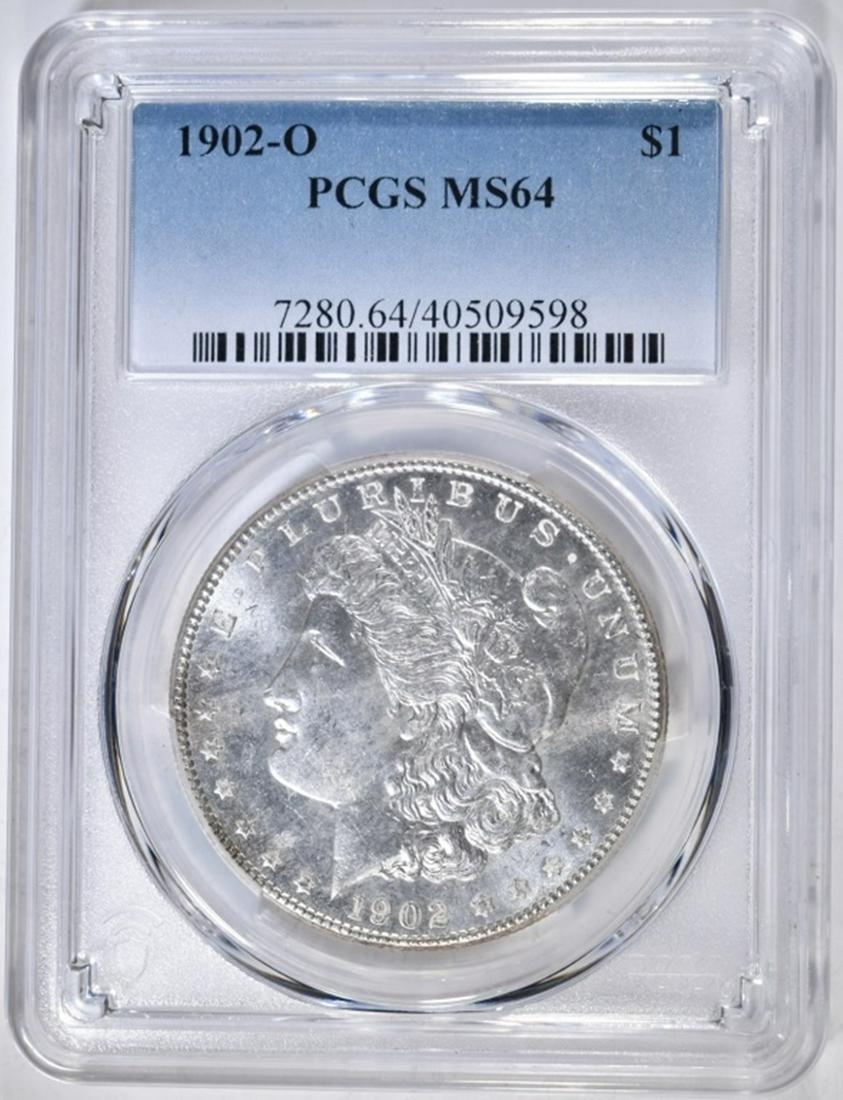 1902-O MORGAN DOLLAR PCGS MS-64: CHECK OUT OUR UPCOMING AUCTIONS ESTIMATE $100 - $125.