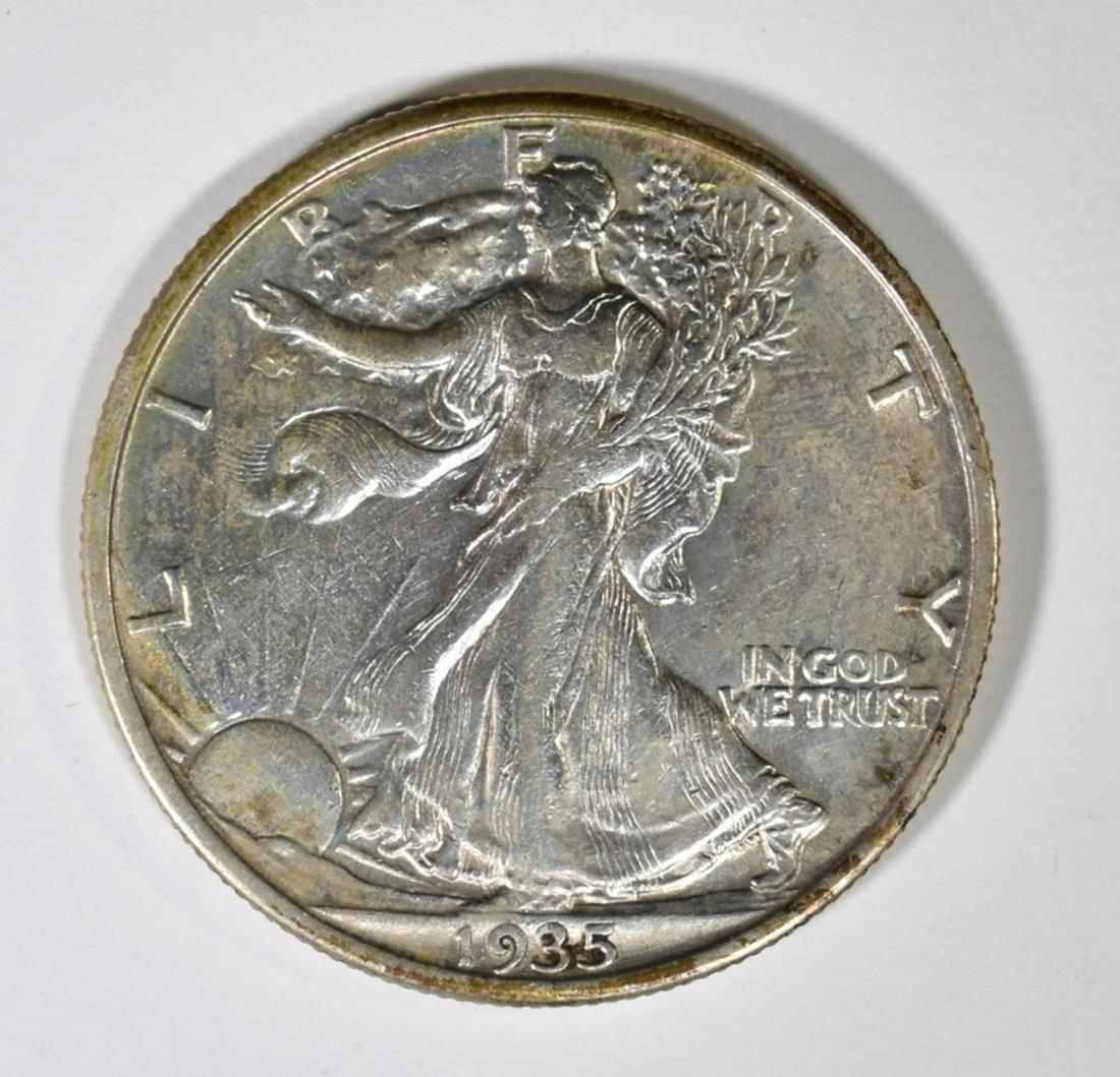1935-S WALKING LIBERTY HALF DOLLAR  CH AU (1 of 2)