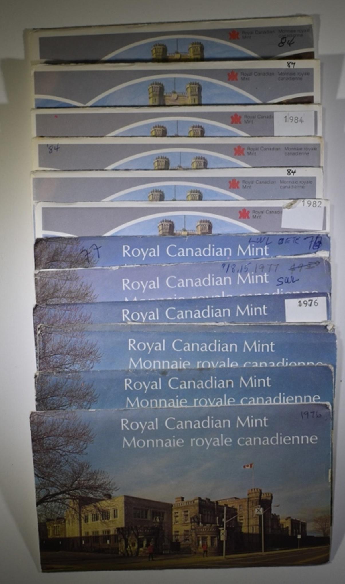 LOT OF 13 CANADIAN MINT SETS: (1 of 3)