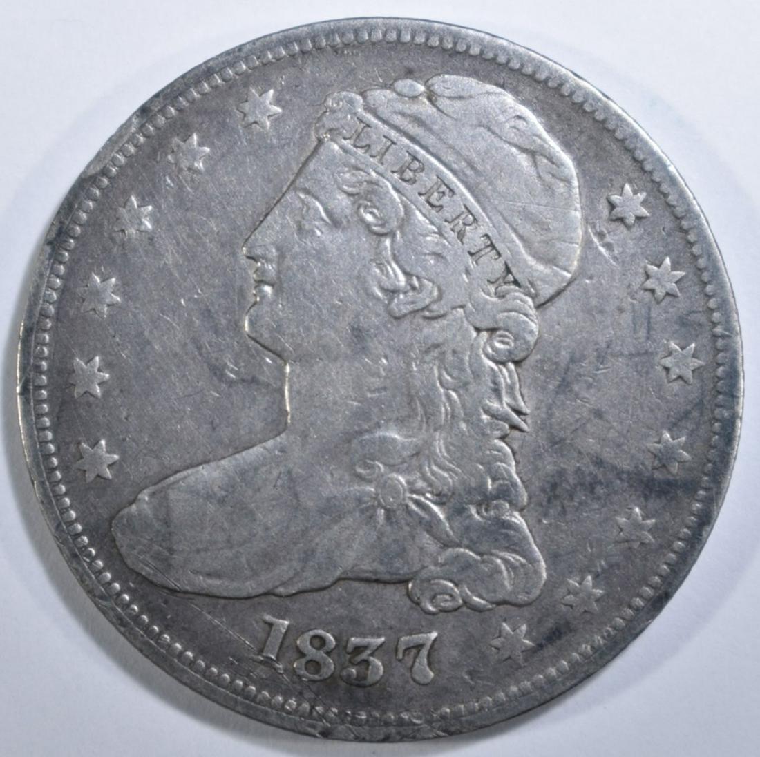 1837 BUST HALF DOLLAR VF (1 of 2)