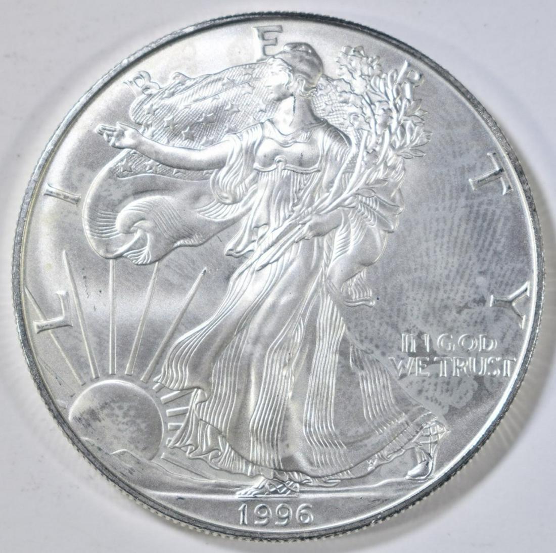 1996 AMERICAN SILVER EAGLE BETTER DATE (1 of 2)