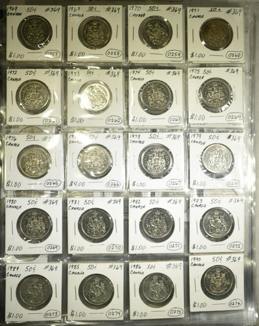 LOT OF 112 CANADA & GREAT BRITIAN COINS (1 of 3)