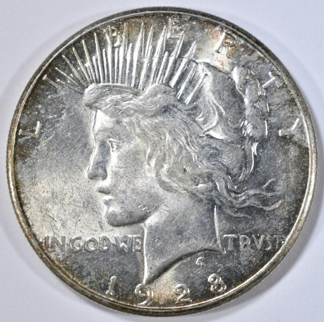 1928-S PEACE DOLLAR  CH BU (1 of 2)