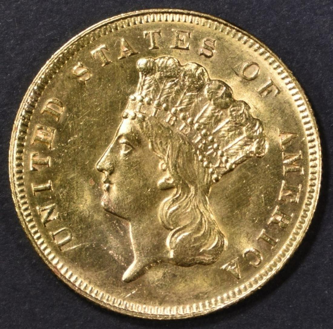 1878 $3 GOLD BU (1 of 2)