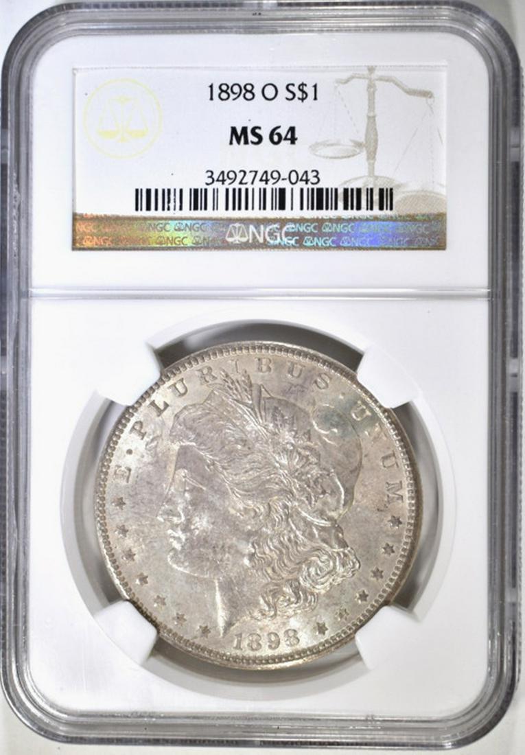 1898-O MORGAN DOLLAR NGC MS-64 (1 of 4)