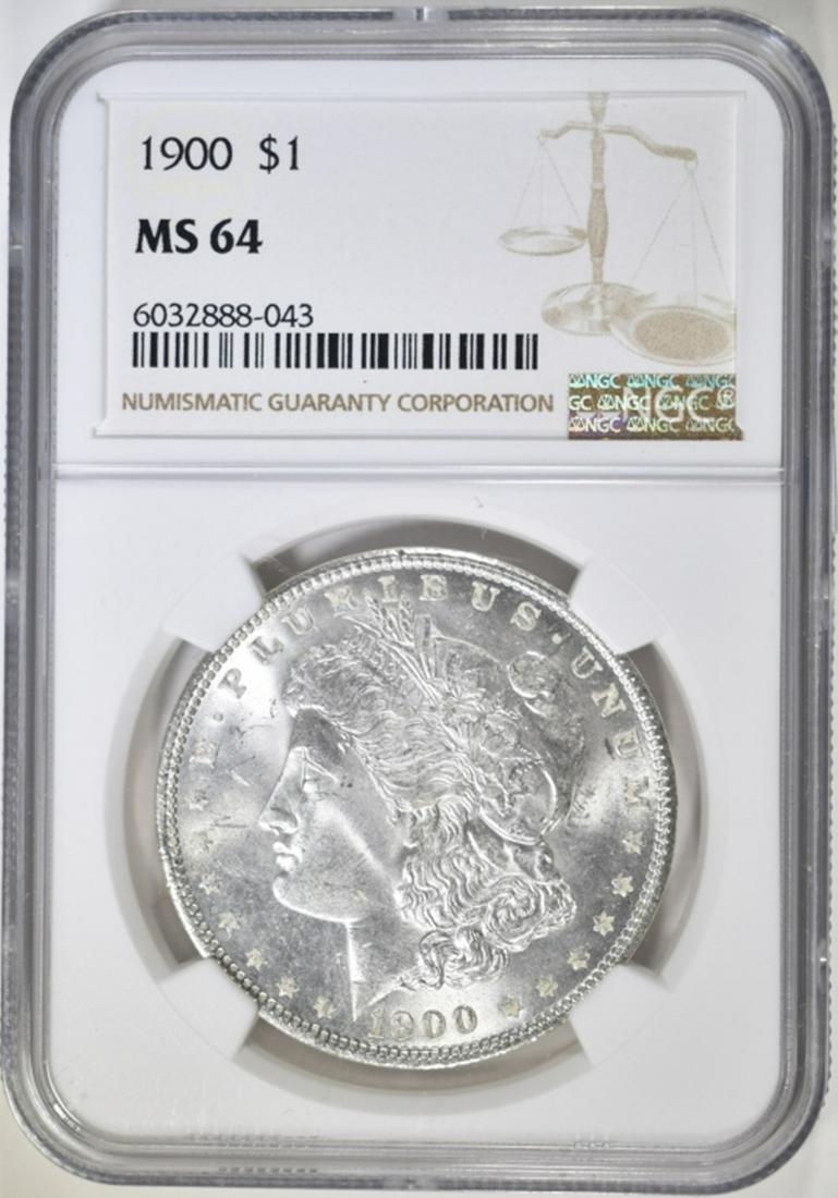 1900 MORGAN DOLLAR NGC MS-64 (1 of 4)