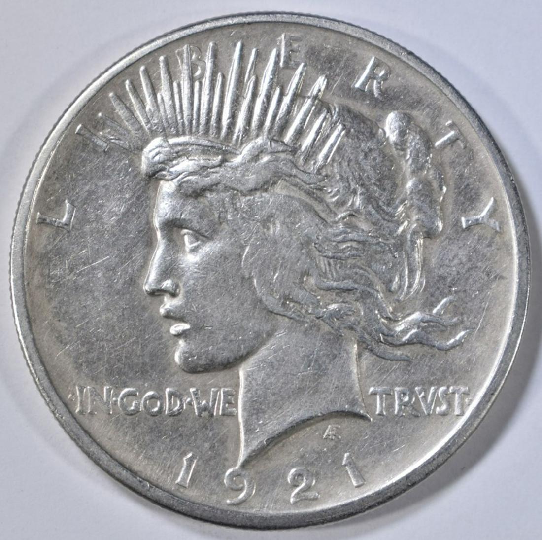 1921 PEACE DOLLAR  AU (1 of 2)