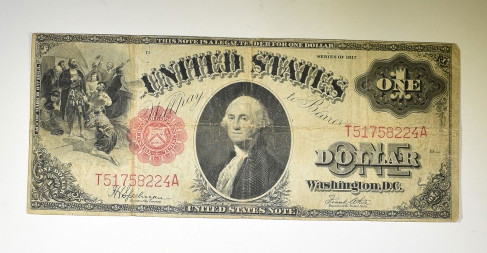 1917 $1.00 U.S. NOTE (1 of 2)