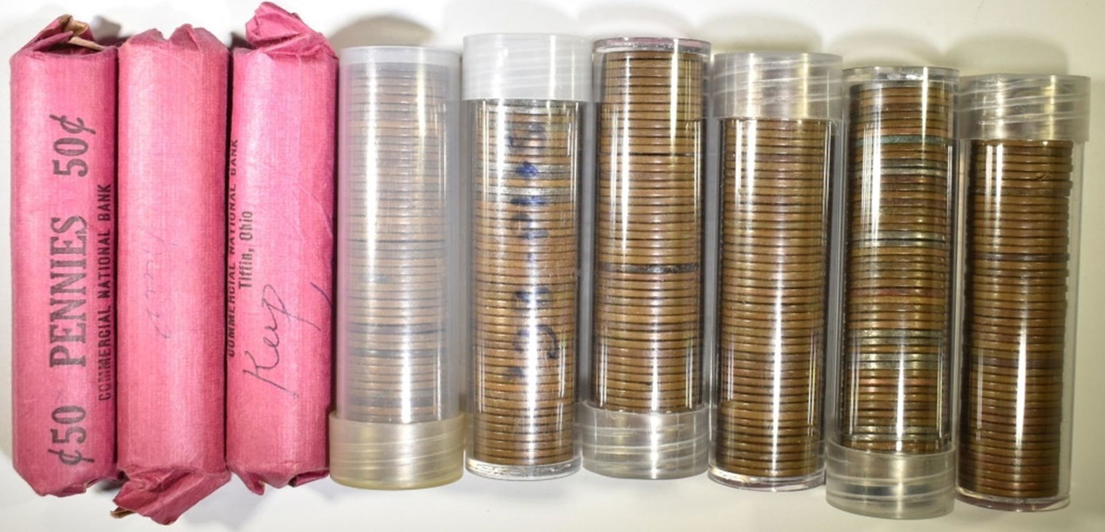 450 MIXED DATE WHEAT CENTS- IN ROLLS (1 of 1)