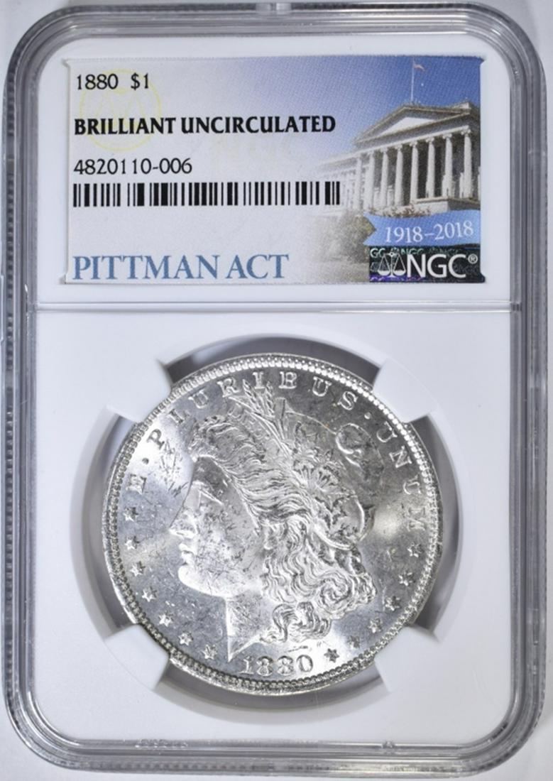 1880 MORGAN DOLLAR NGC BRILLIANT UNCIRCULATED (1 of 4)