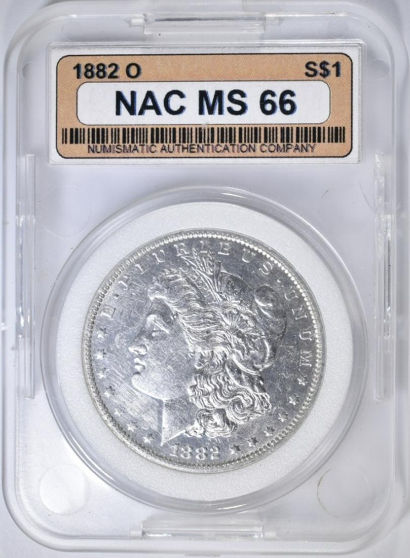 1882-O MORGAN DOLLAR NAC SUPERB GEM BU (1 of 4)