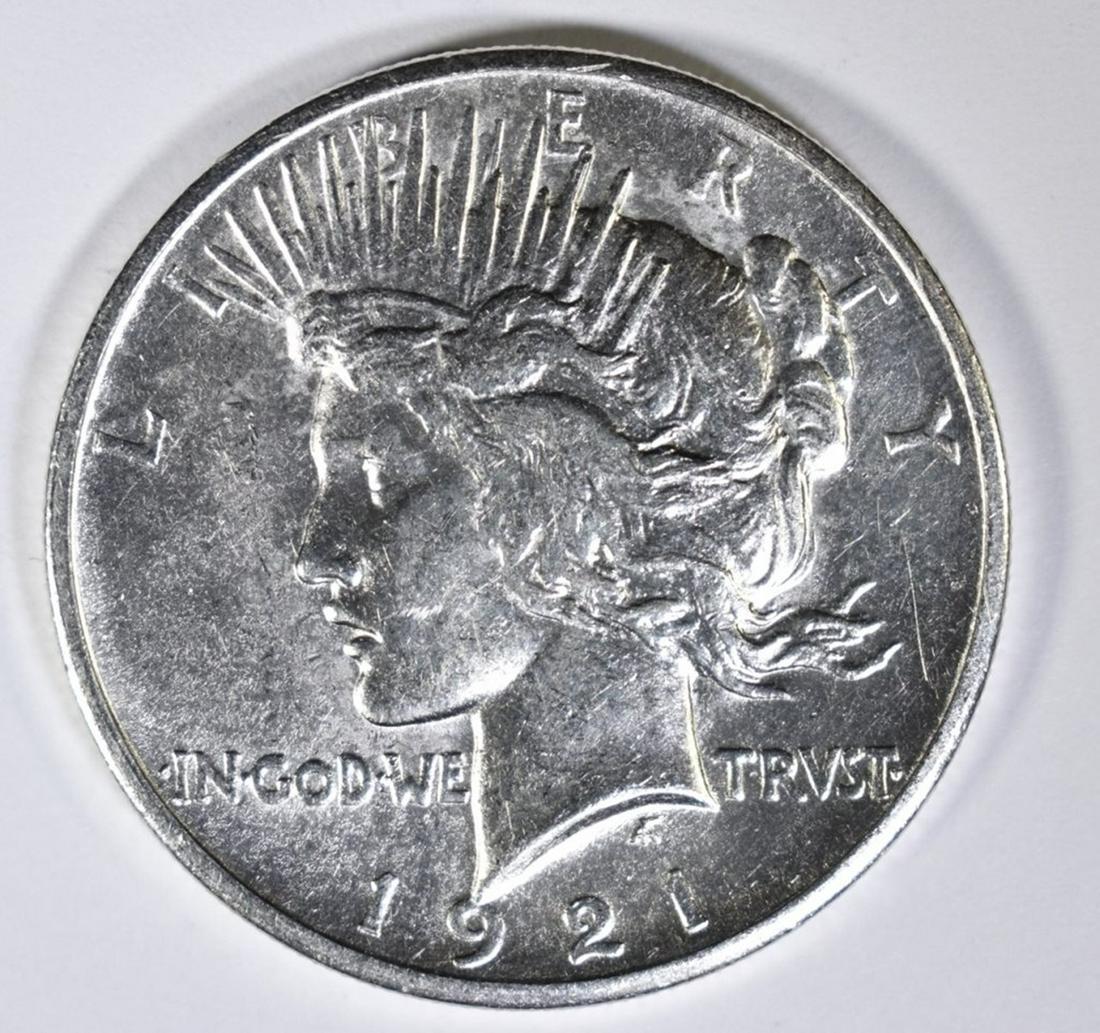 1921 PEACE DOLLAR BU (1 of 2)