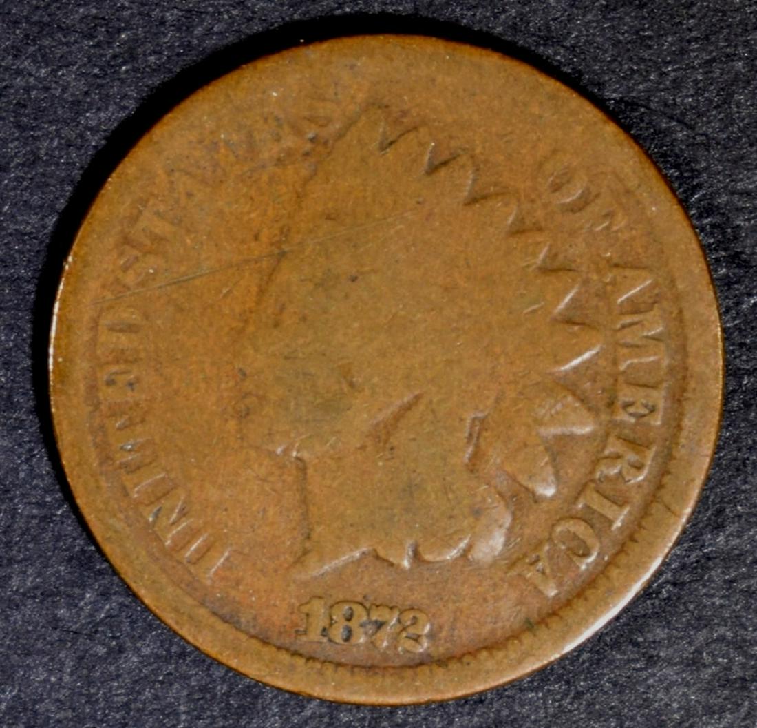 1872 INDIAN CENT GOOD (1 of 2)