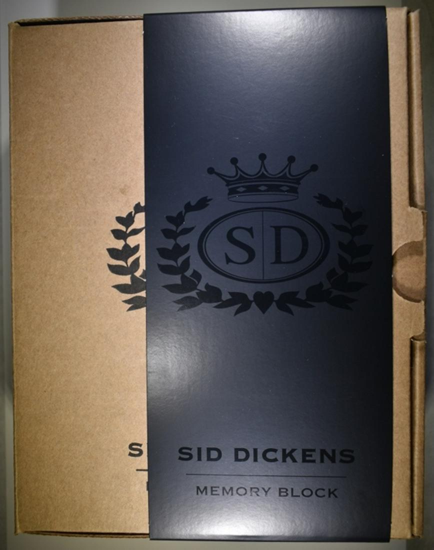 SID DICKENS T-441 STONE TAPESTRY MEMORY BLOCK: HAND MADE DECORATIVE COLLECTIBLE TILE RETIRED WITH BOX & SLEEVE ESTIMATE $250 - $275.