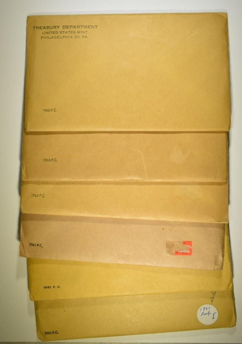 3 EACH 1961 & 1962 U.S. PROOF SETS (1 of 1)