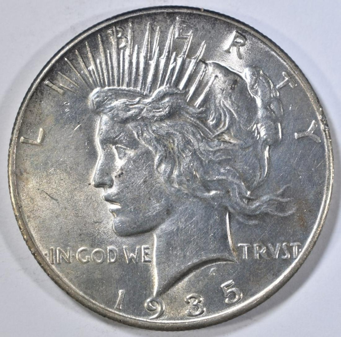1935 PEACE DOLLAR  BU (1 of 2)