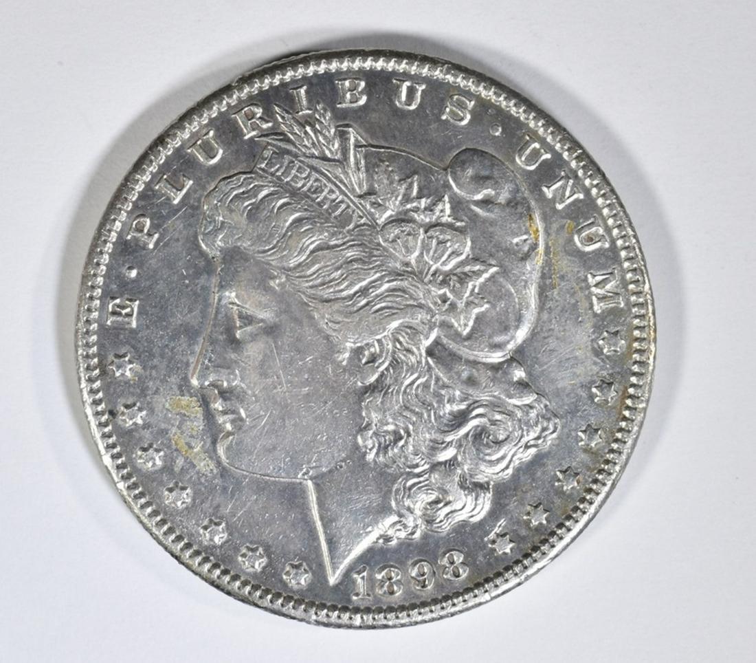 1898-S MORGAN DOLLAR AU/BU (1 of 2)