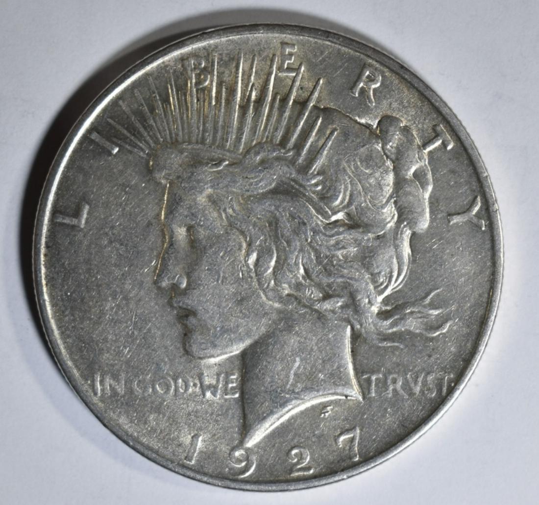 1927-D PEACE DOLLAR  AU (1 of 2)