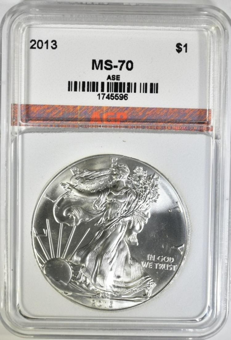 2013 SILVER EAGLE AGP PERFECT GEM BU (1 of 4)