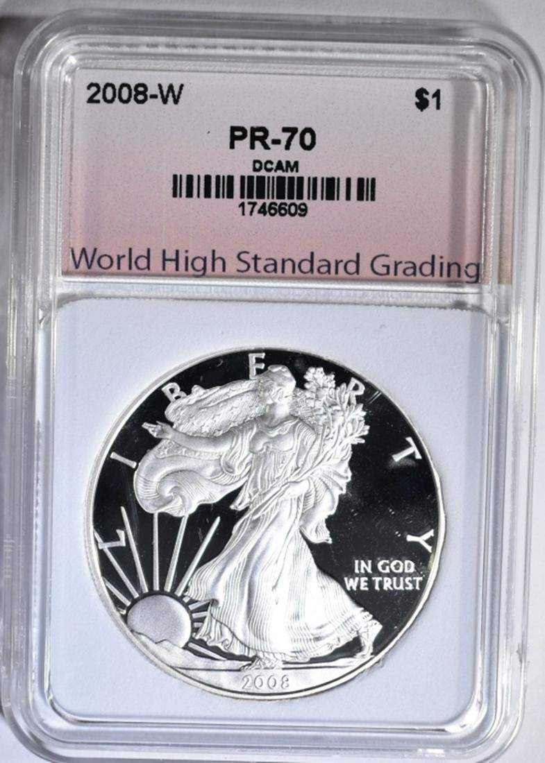 2008-W AMERICAN SILVER EAGLE WHGS PERFECT PR DCAM (1 of 4)