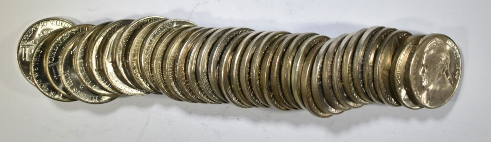 35-GEM BU 1944-P SILVER JEFFERSON "WAR" NICKELS (1 of 4)