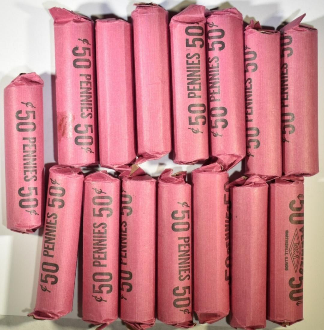 15 ROLLS MIXED DATE LINCOLN WHEAT CENTS (1 of 2)